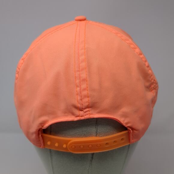 CH2M Hill Snapback 5 Panel Cap Orange One Size Adjustable Rope Speedway - Picture 7 of 10